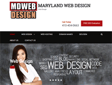Tablet Screenshot of marylandwebdesigners.net